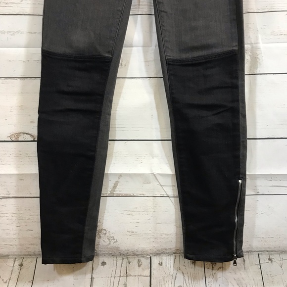 PAIGE Cara Ankle Zip Ultra Skinny Concrete Jeans - Picture 4 of 7